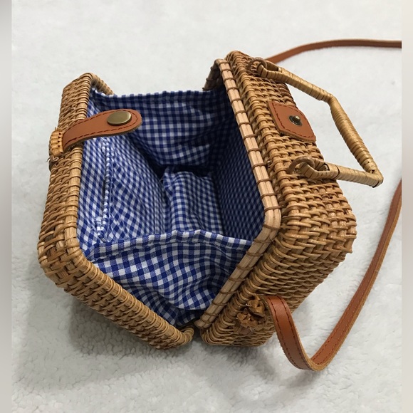 Bags New Picnic Basket Purse Crossbody Bag Poshmark